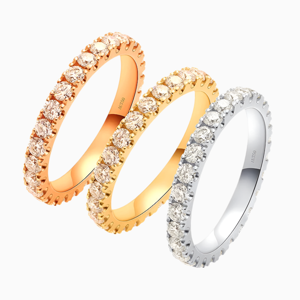 Eternity Diamond Ring 14k Gold