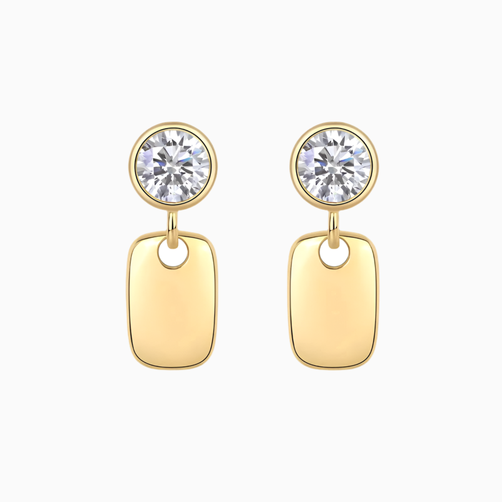 Stud Moissanite Earrings