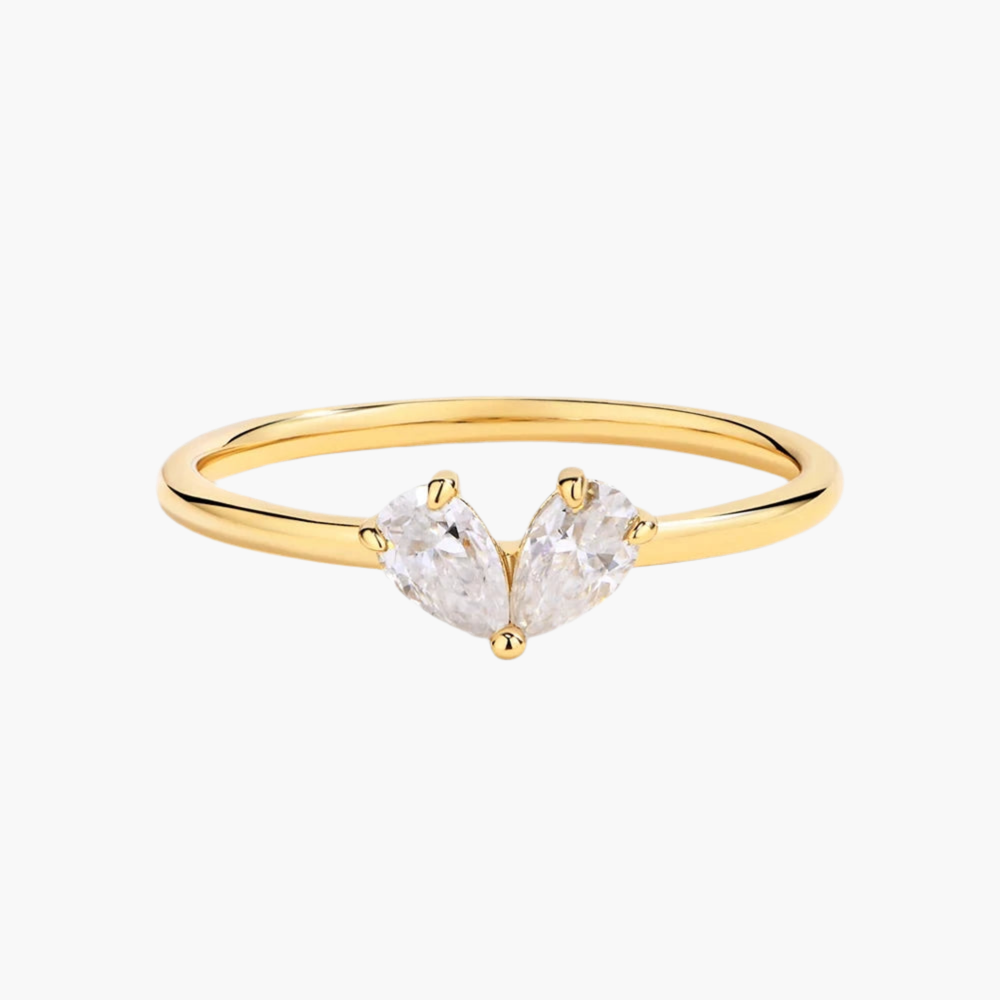 Heart Moissanite Ring