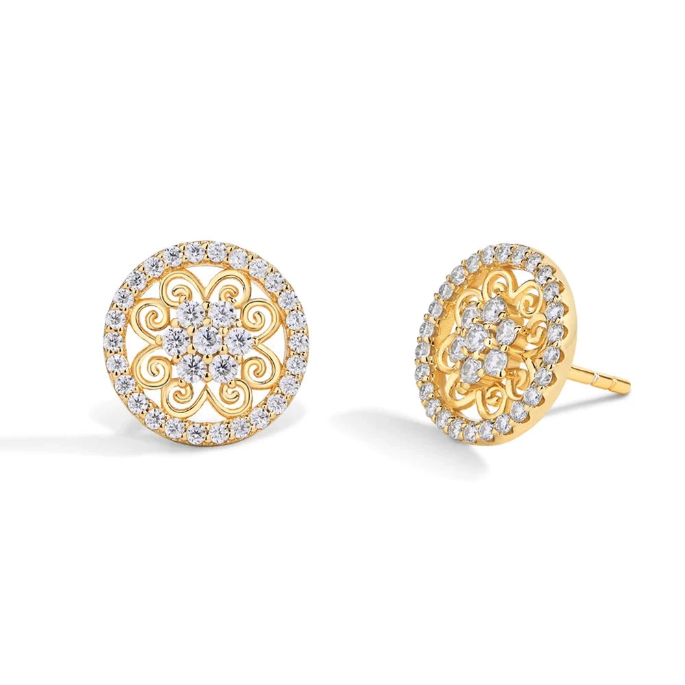 Vintage Moissanite Earrings