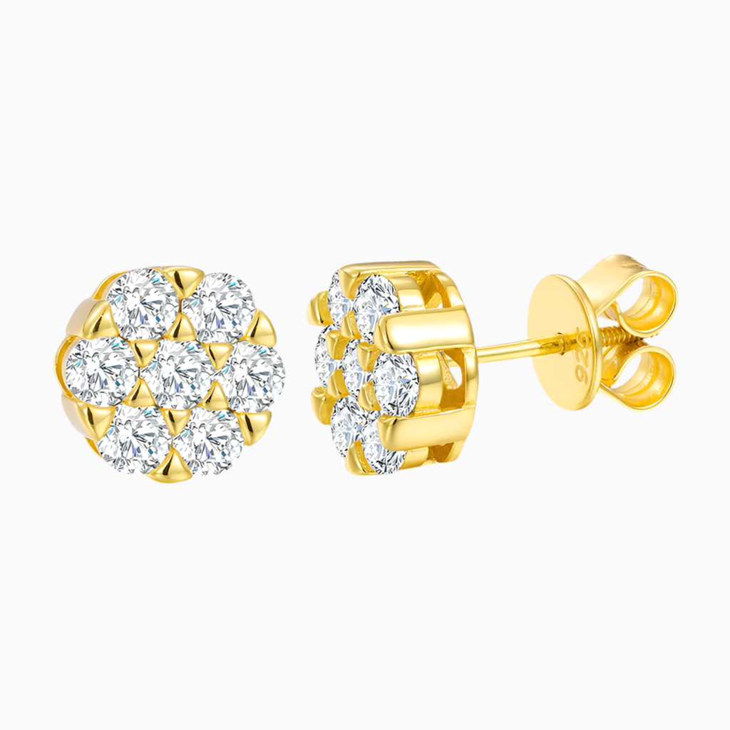 Stud Moissanite Earrings