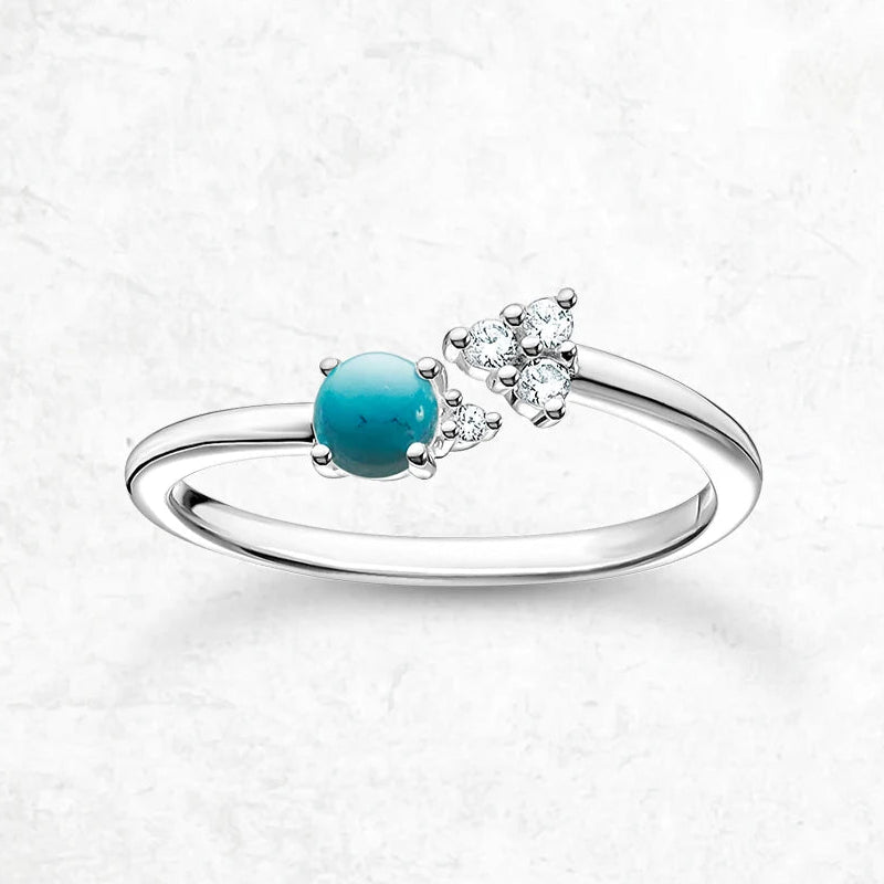 Blue Arrow Ring