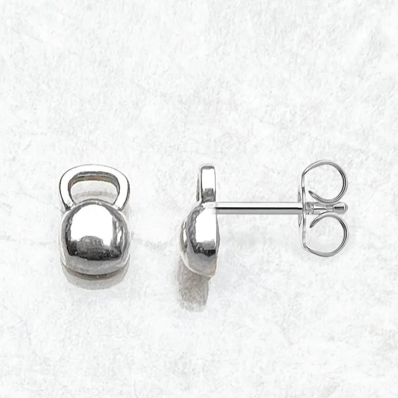 Kettlebells Stud Earrings