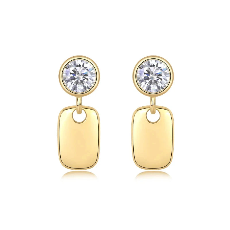 Stud Moissanite Earrings