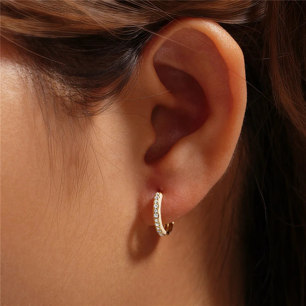 S925 Zircon Earrings