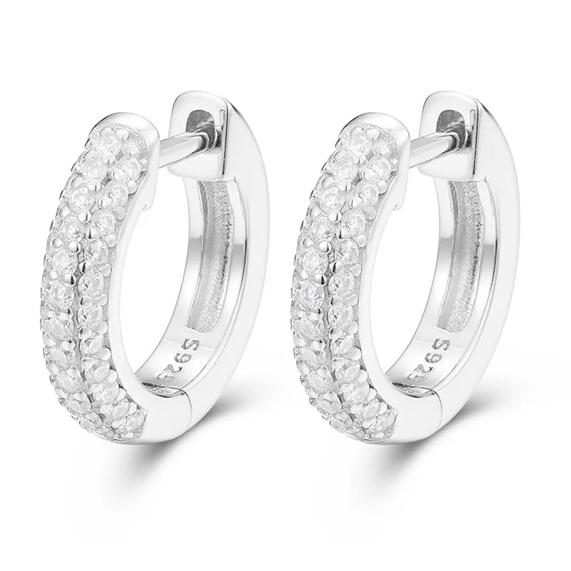 Hoop Moissanite Earrings