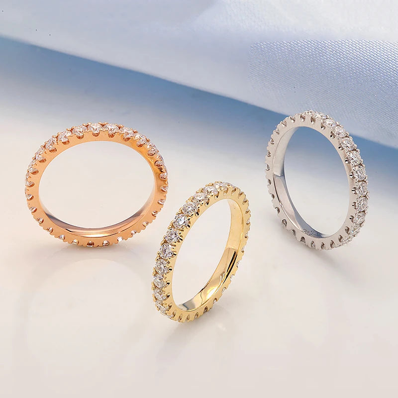 Eternity Diamond Ring 14k Gold