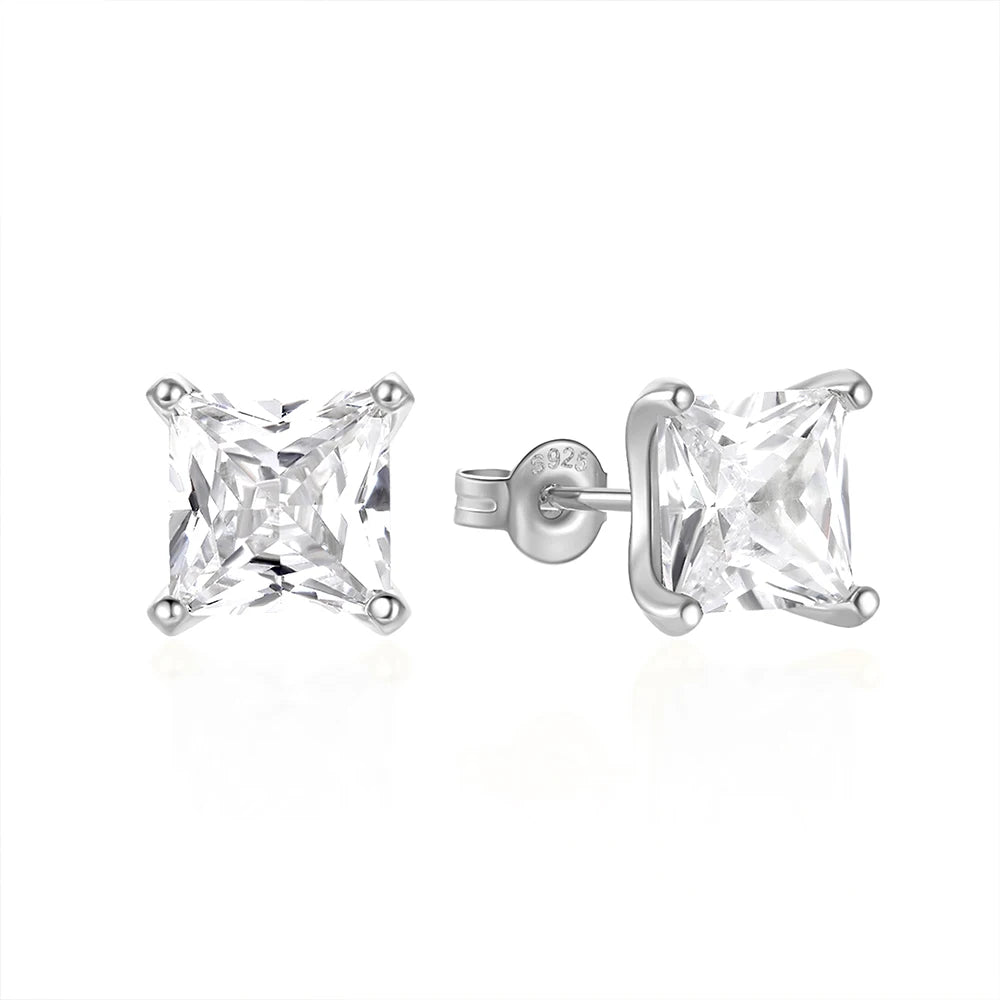 S925 Zircon Studs Earrings