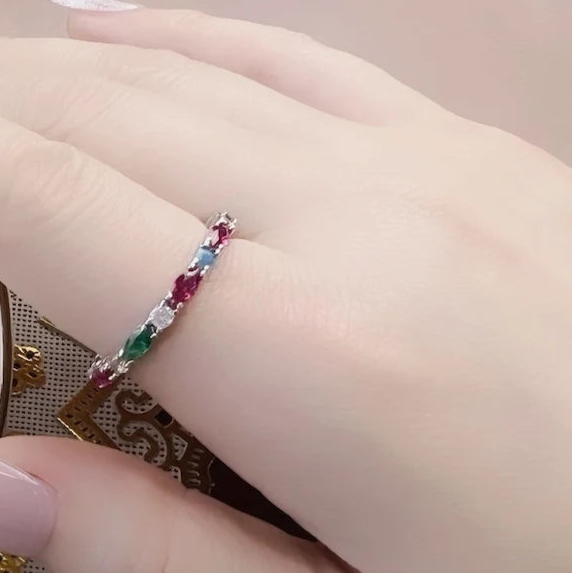 Colorful Stones Ring