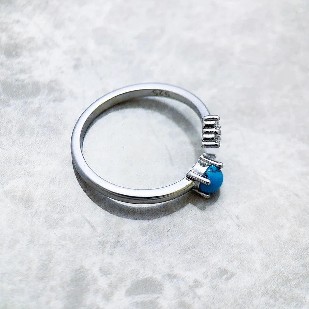 Blue Arrow Ring