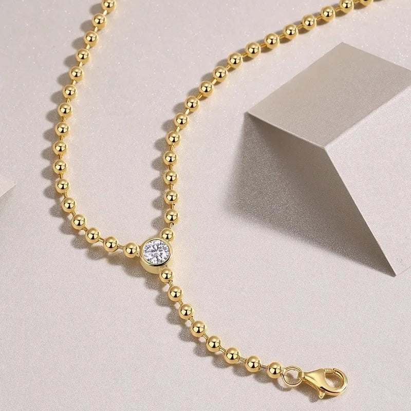 Hook Moissanite Necklace