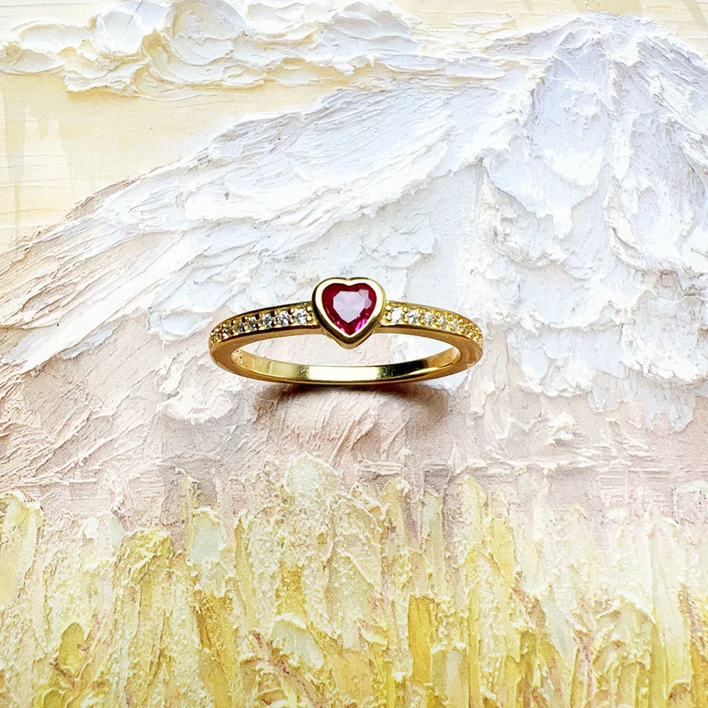 Heart Gold Ring