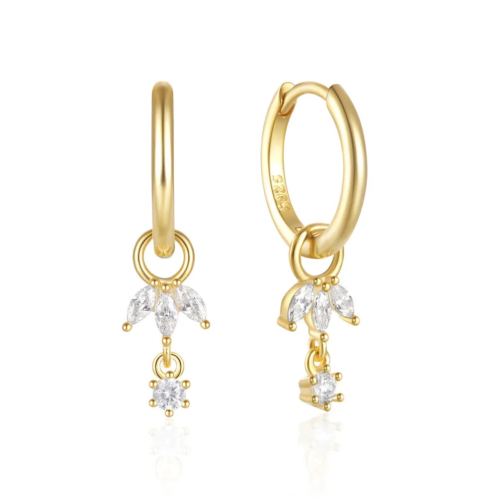 S925 Zircon Earrings