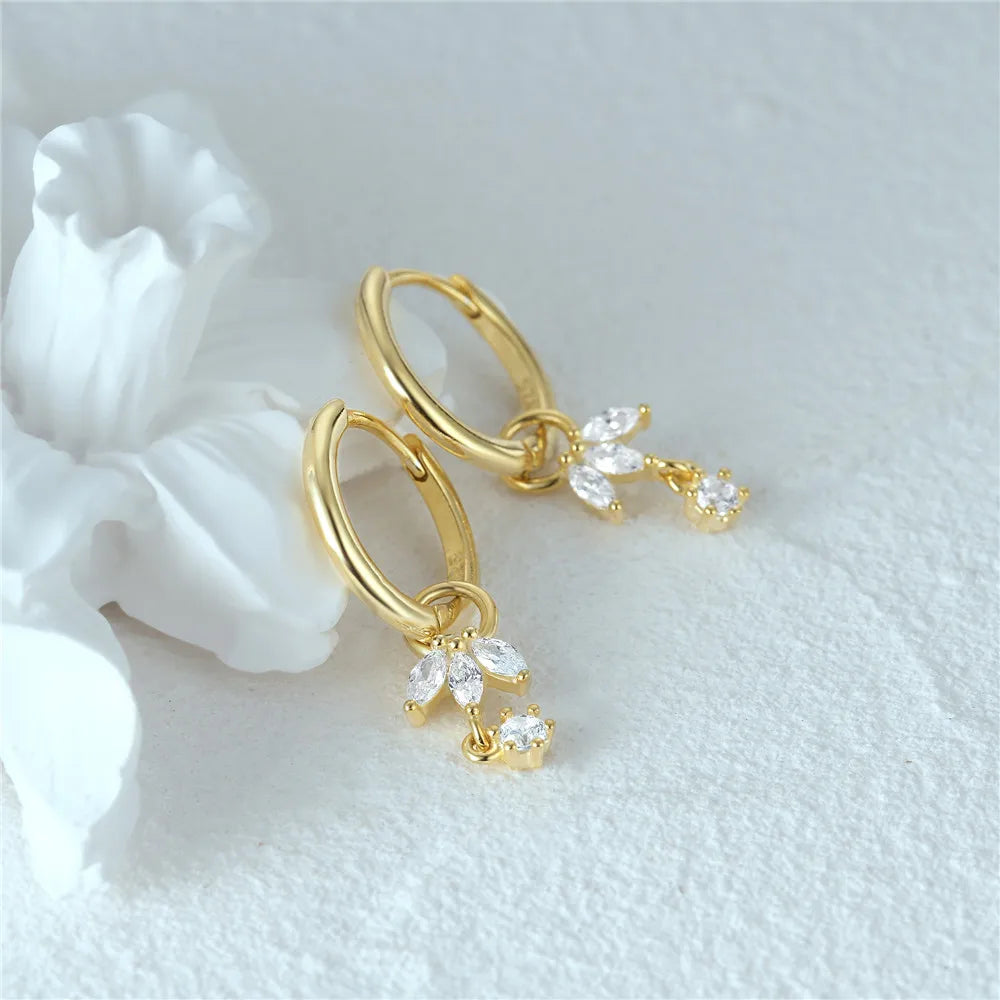 S925 Zircon Earrings