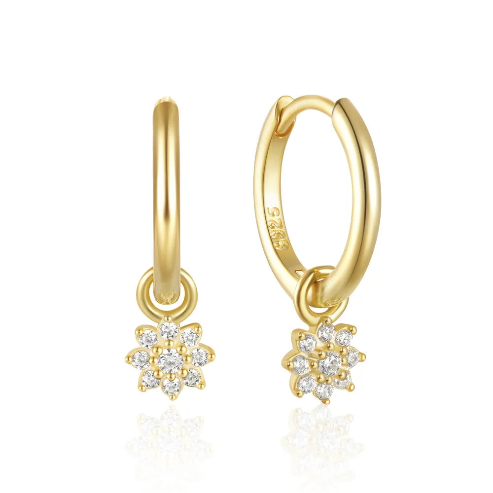 S925 Zircon Earrings