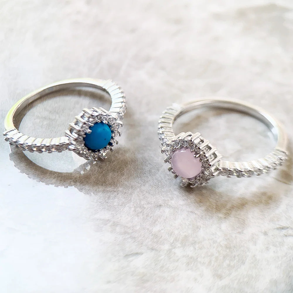 Shimmering Stone Ring