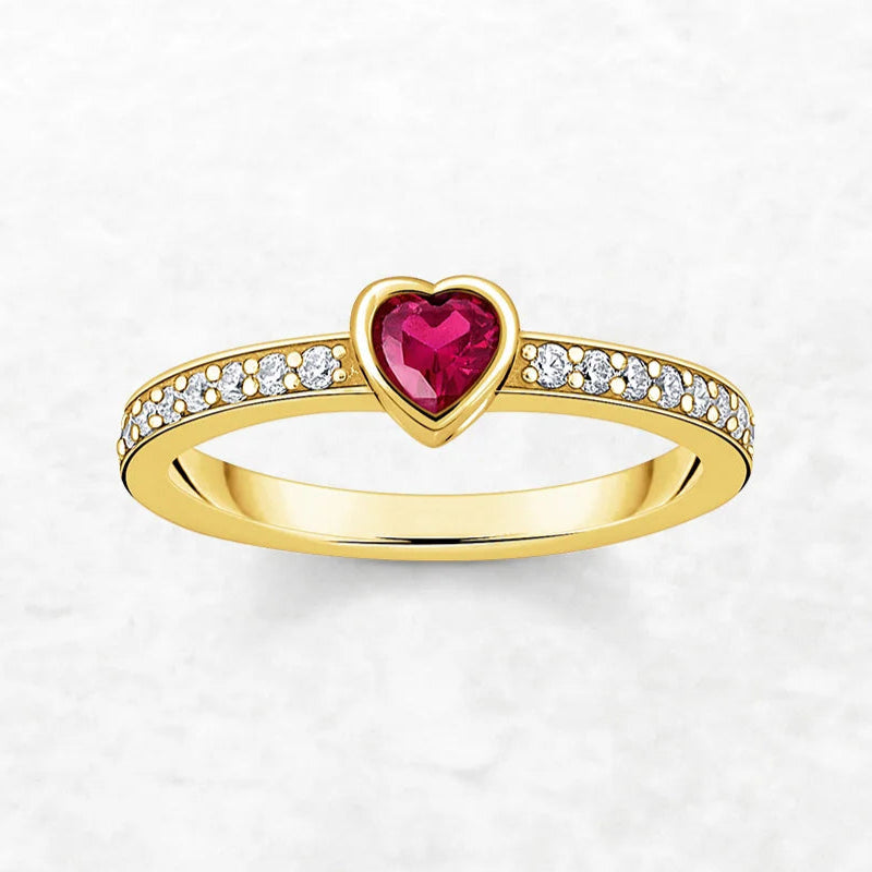 Heart Gold Ring