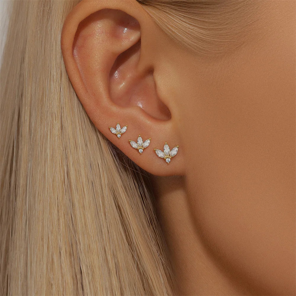 S925 Zircon Earrings