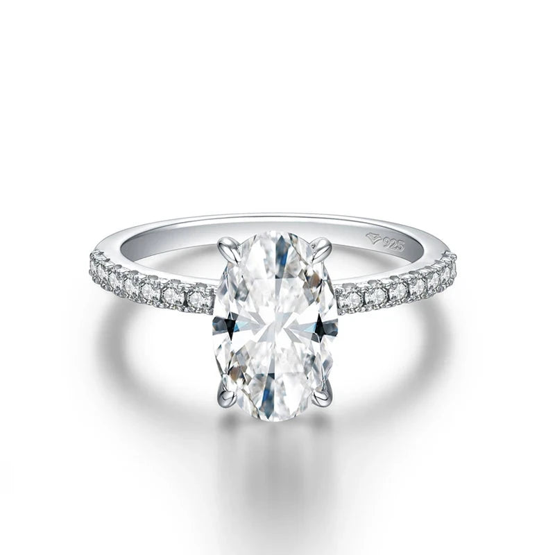 Pavé Moissanite Ring