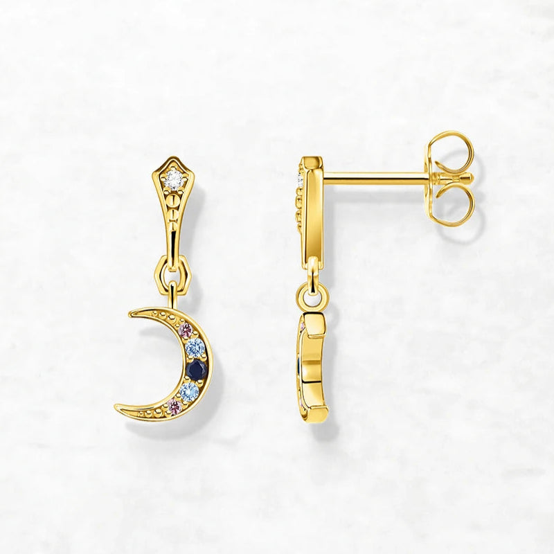 Royalty Moon Drop Earrings