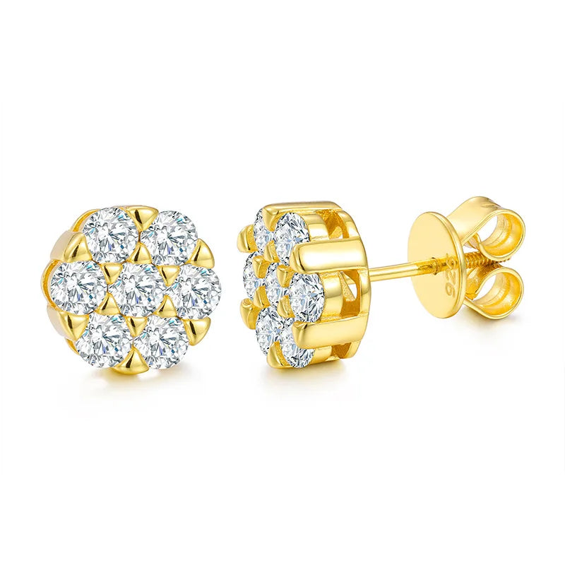 Stud Moissanite Earrings