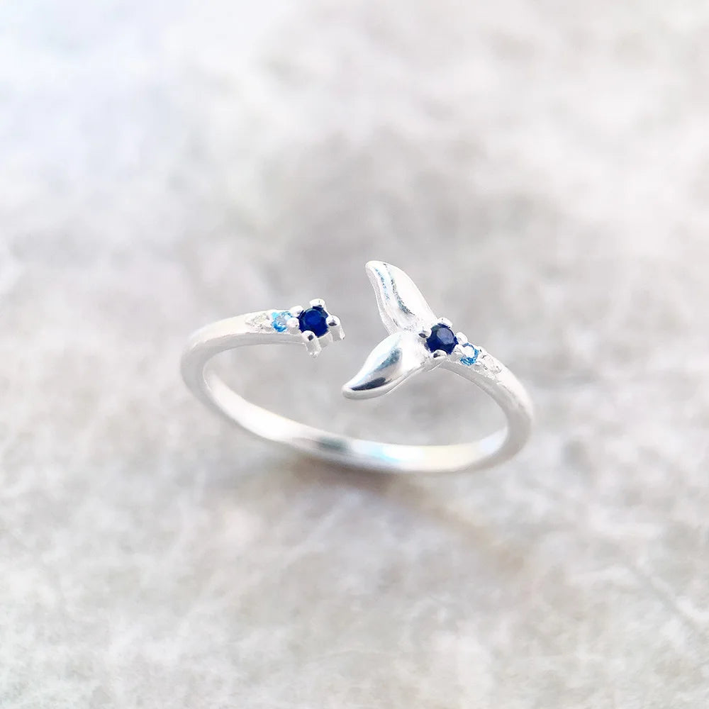 Dolphin Tail Fin Ring