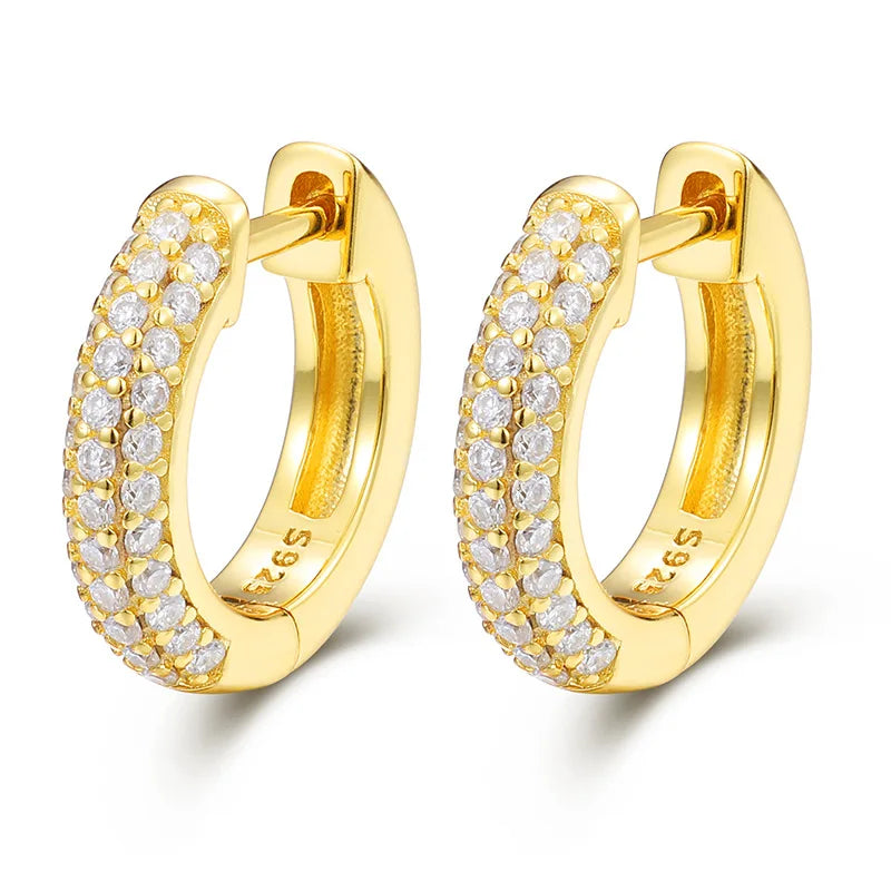 Hoop Moissanite Earrings