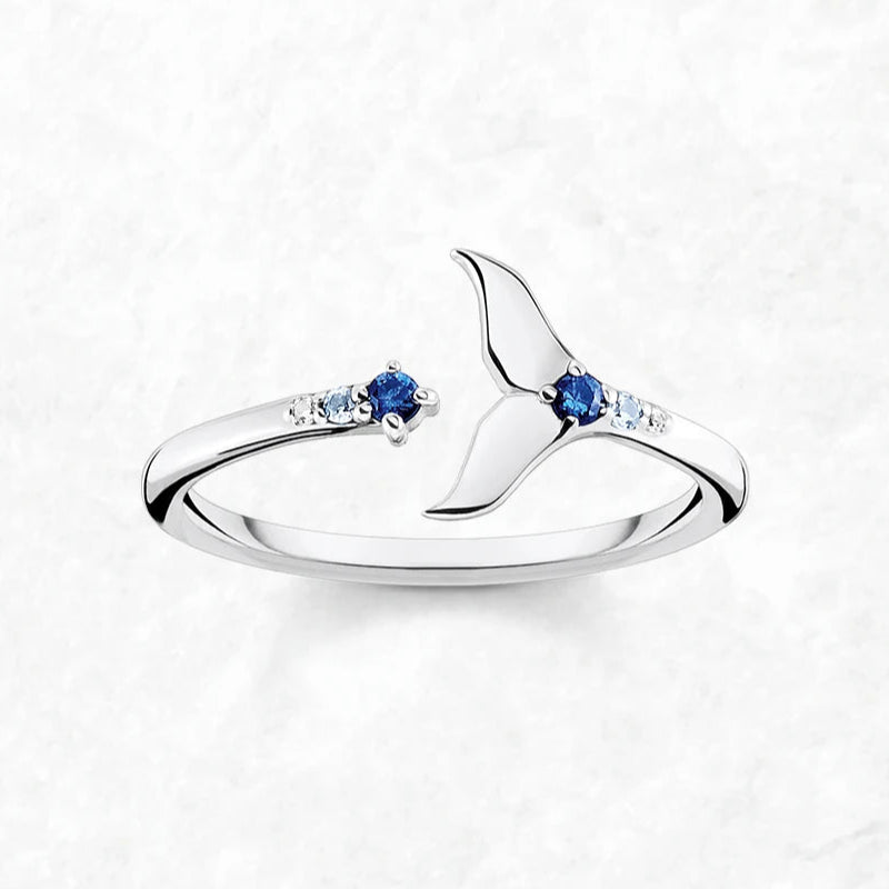 Dolphin Tail Fin Ring